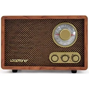 LoopTone AM FM Radio retro con altavoz Bluetooth radio de_1