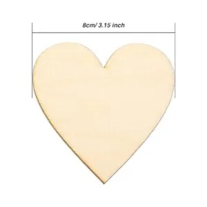 Frienda Corazones de madera de 3.15 pulgadas discos de_5