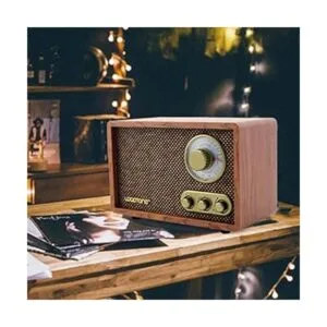 LoopTone AM FM Radio retro con altavoz Bluetooth radio de_6
