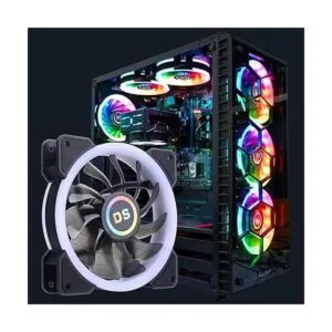 DS Paquete de 6 ventiladores de refrigeración de PC RGB de_3