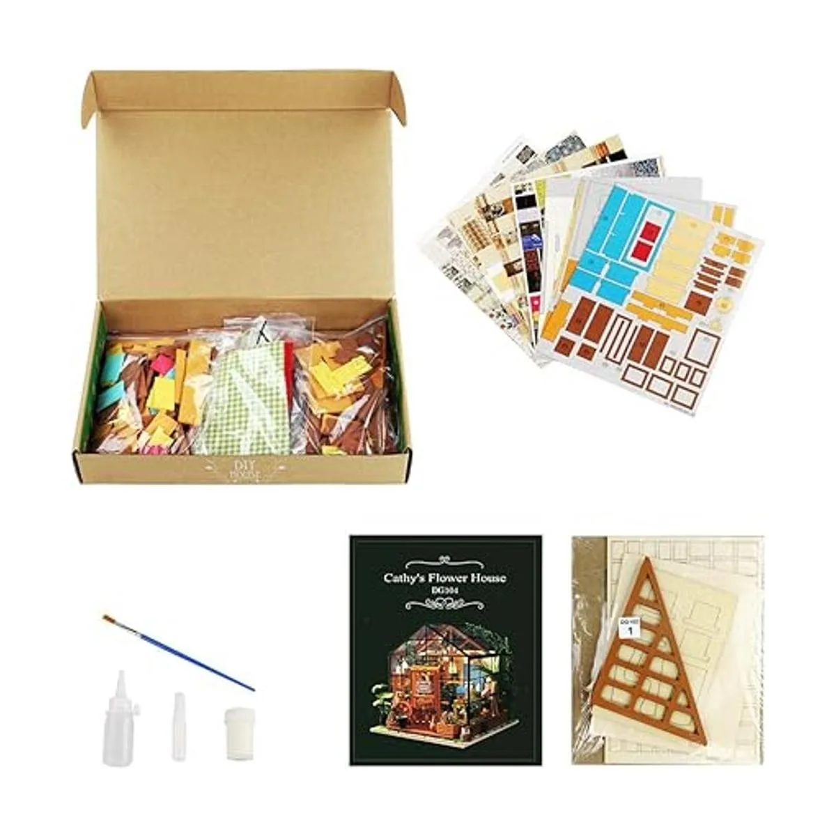 Rolife Kit de bricolaje en miniatura de casa de muñecas_6