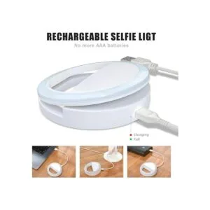 Meifigno Anillo de luz para selfie recargable con 36_2