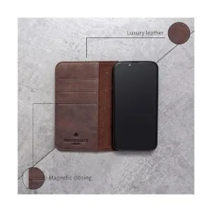 Porter Riley Funda de cuero para iPhone 14. Soporte de_2