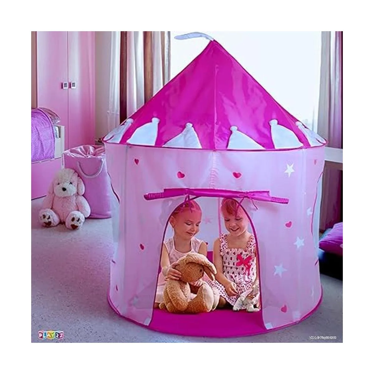 Play22 Tienda de campaña de juego de castillo de princesa_3