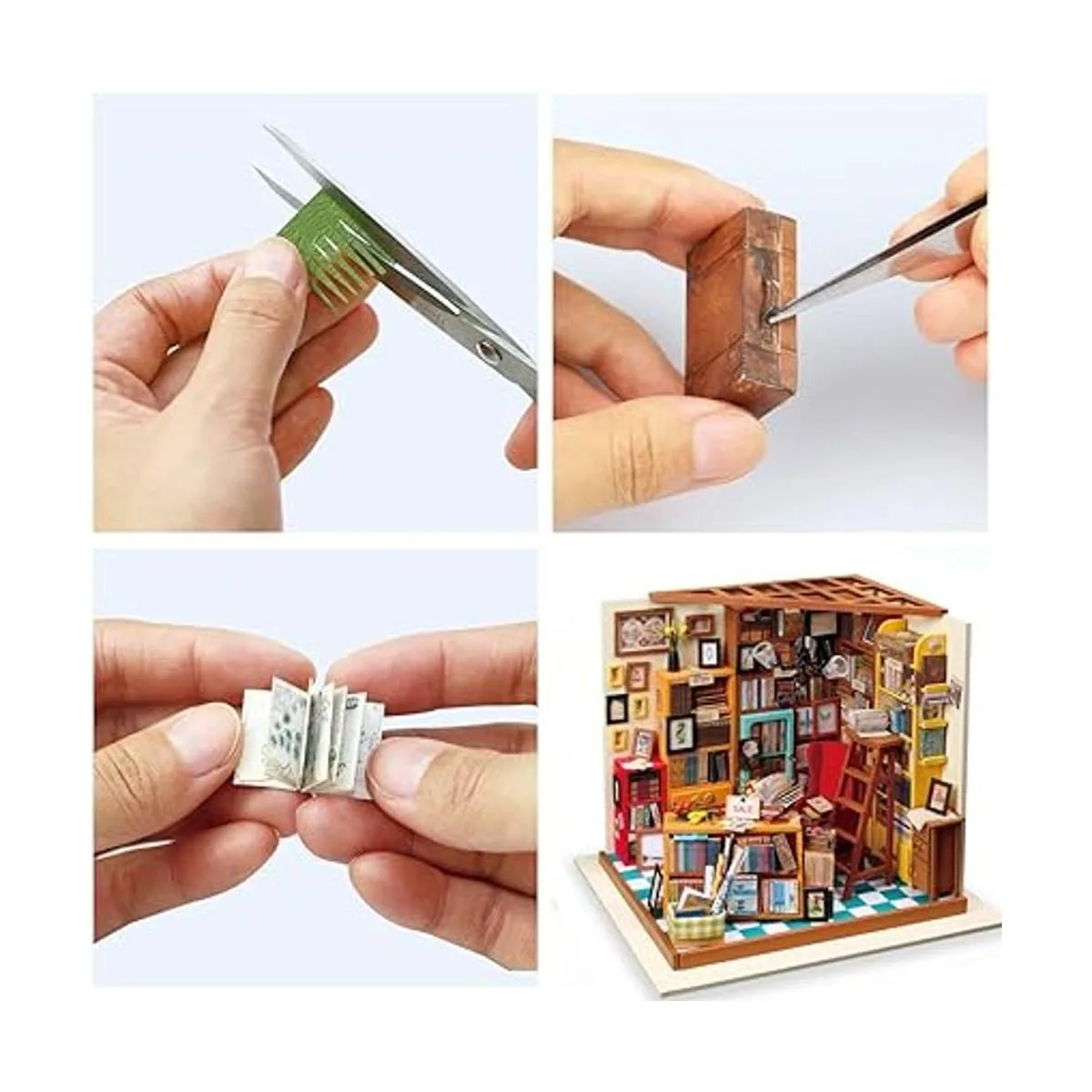 Rolife Kit de casa de muñecas en miniatura kit de_3