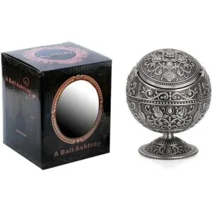 Cenicero vintage resistente al viento con tapa cenicero_6