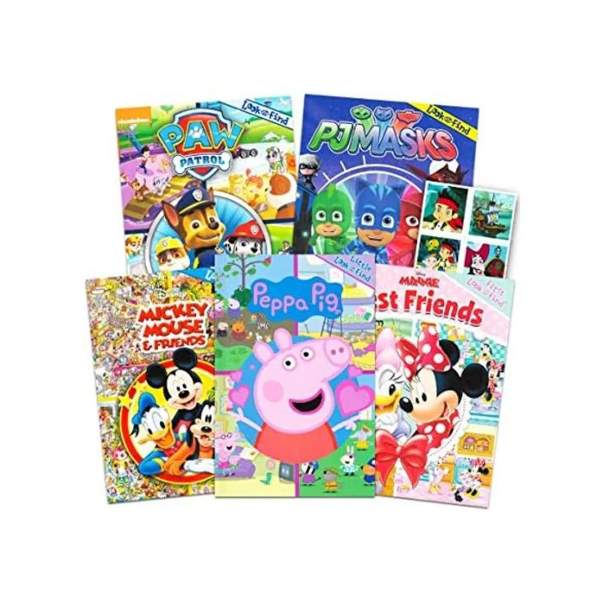 Disney Look and Find Juego de libros para niños de 2 a 4_1