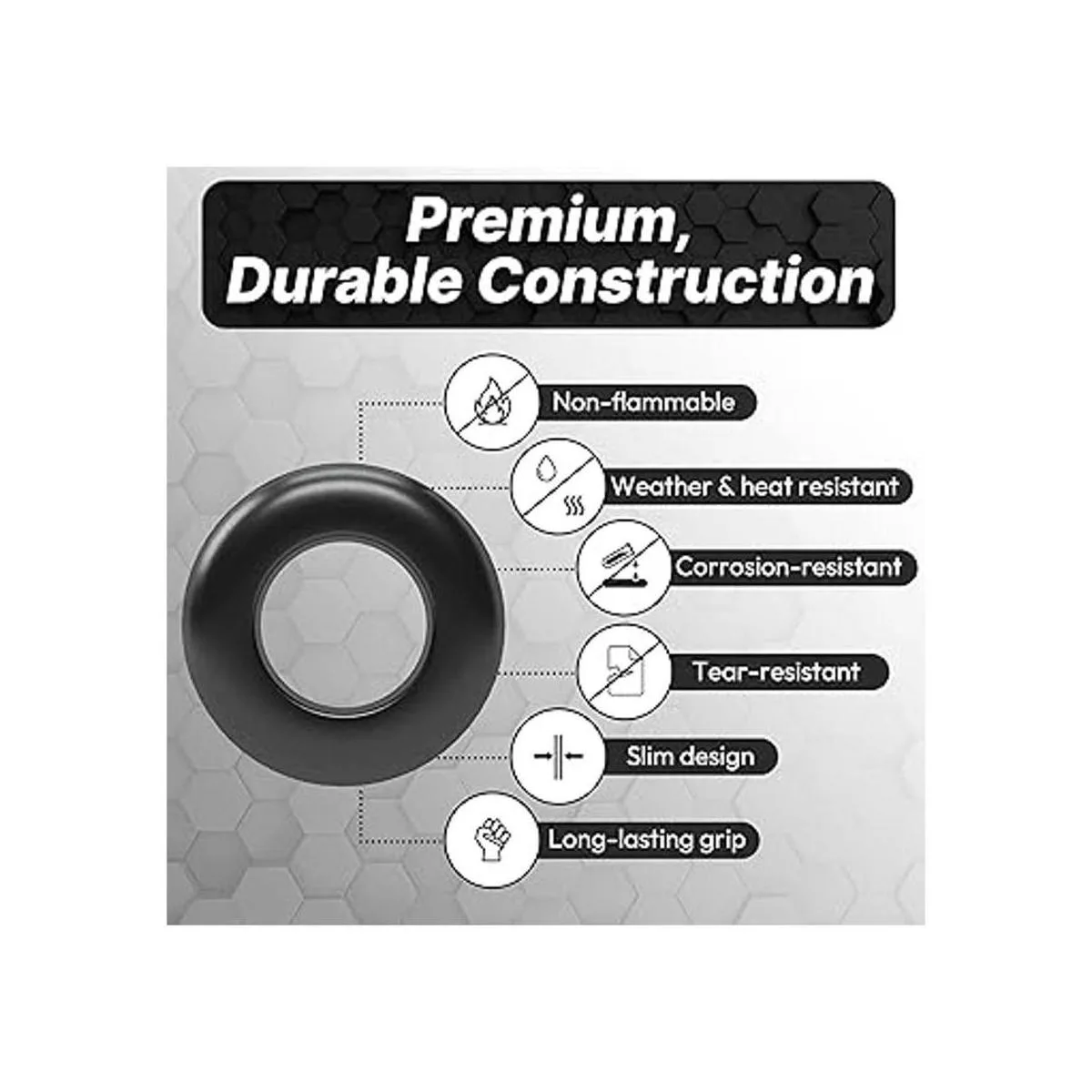 InstallGear Kit surtido de ojales de goma de 180 piezas 8_5