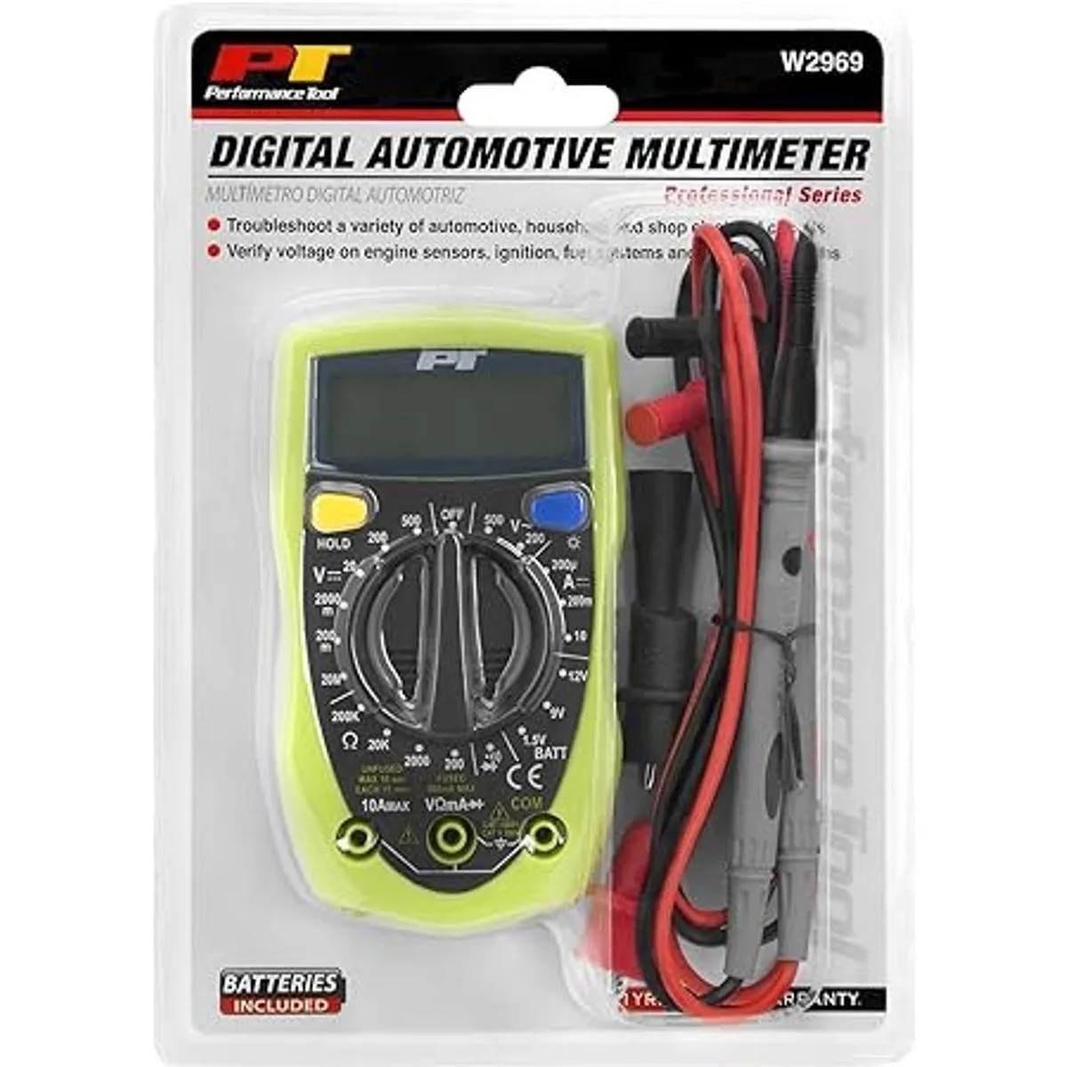 Performance Tool W2969 Multímetros digitales compactos_5