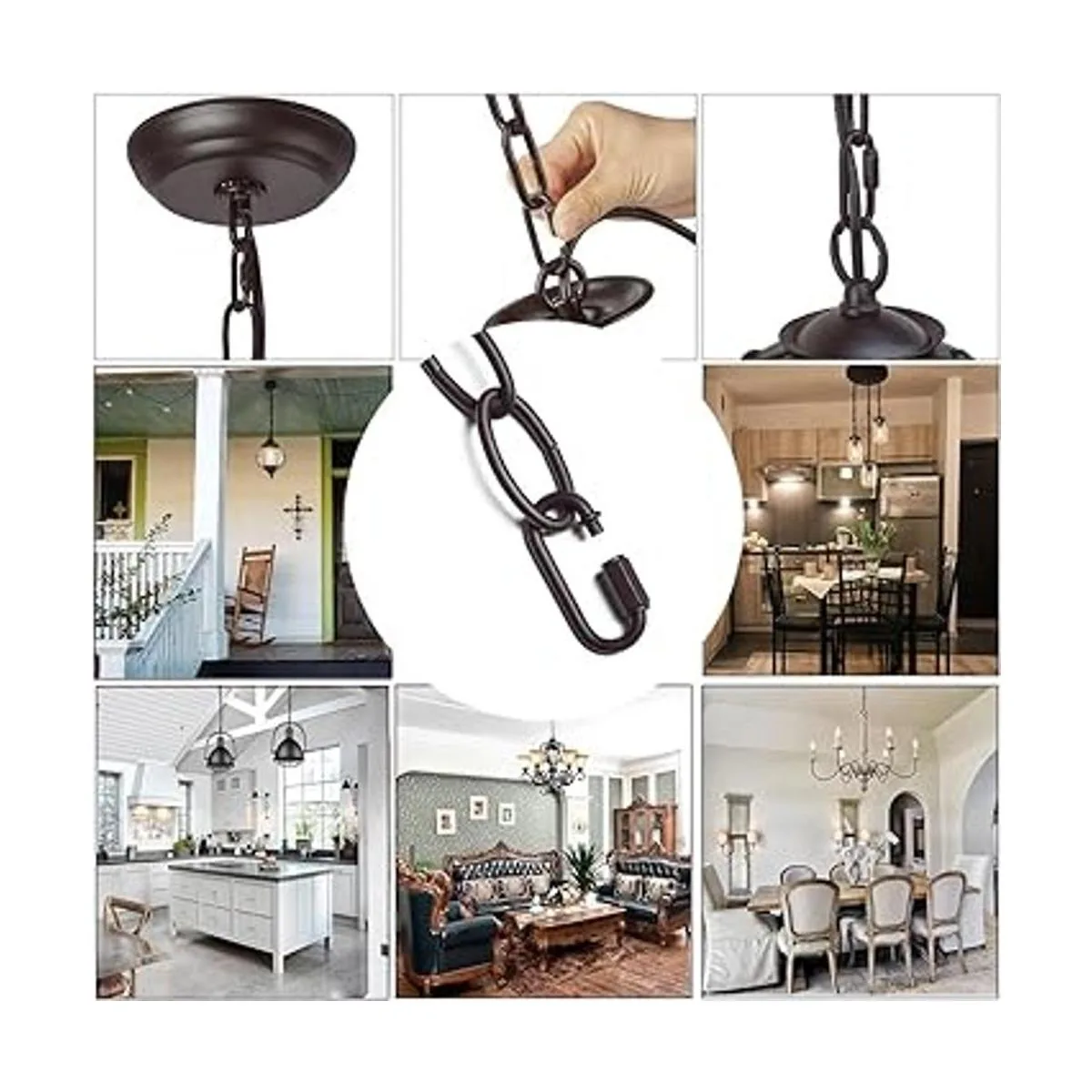 LALUZ Cadena de iluminación de techo 19 pies color_5