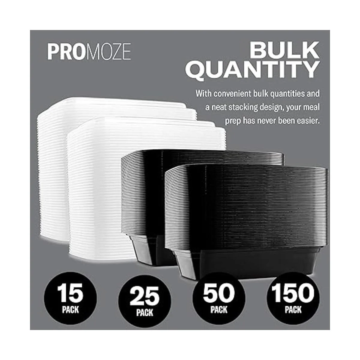 Recipientes de alimentos de plástico para microondas con_4