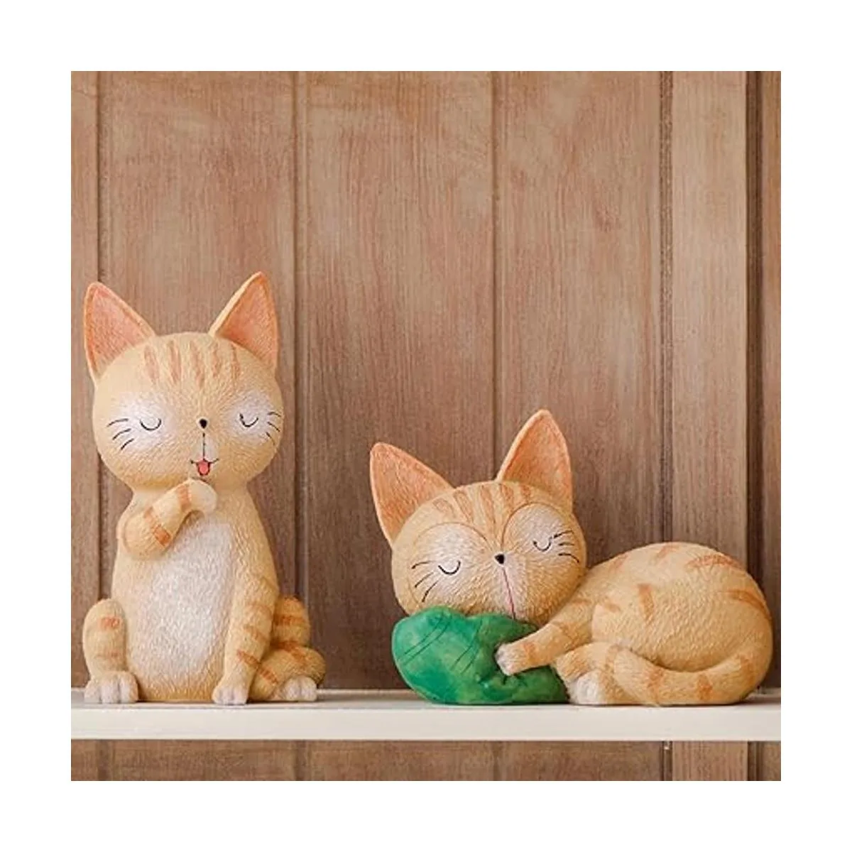 Hucha de resina para gatos de pie ideal para fiestas de_6