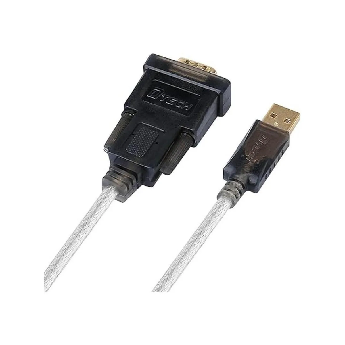 DTECH Cable Serial a USB Adaptador DB9 Macho RS232 Puerto_2