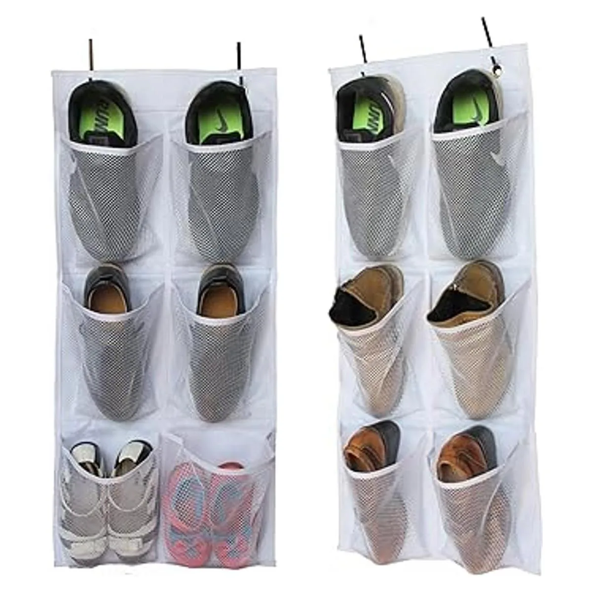 KIMBORA Paquete de 2 bolsillos grandes de malla para_2