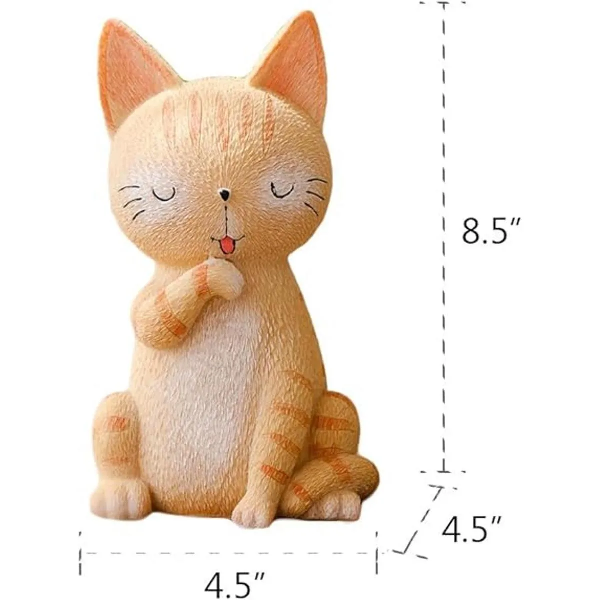 Hucha de resina para gatos de pie ideal para fiestas de_3