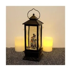 Eldnacele Linterna musical de Navidad con diseño de globo_6