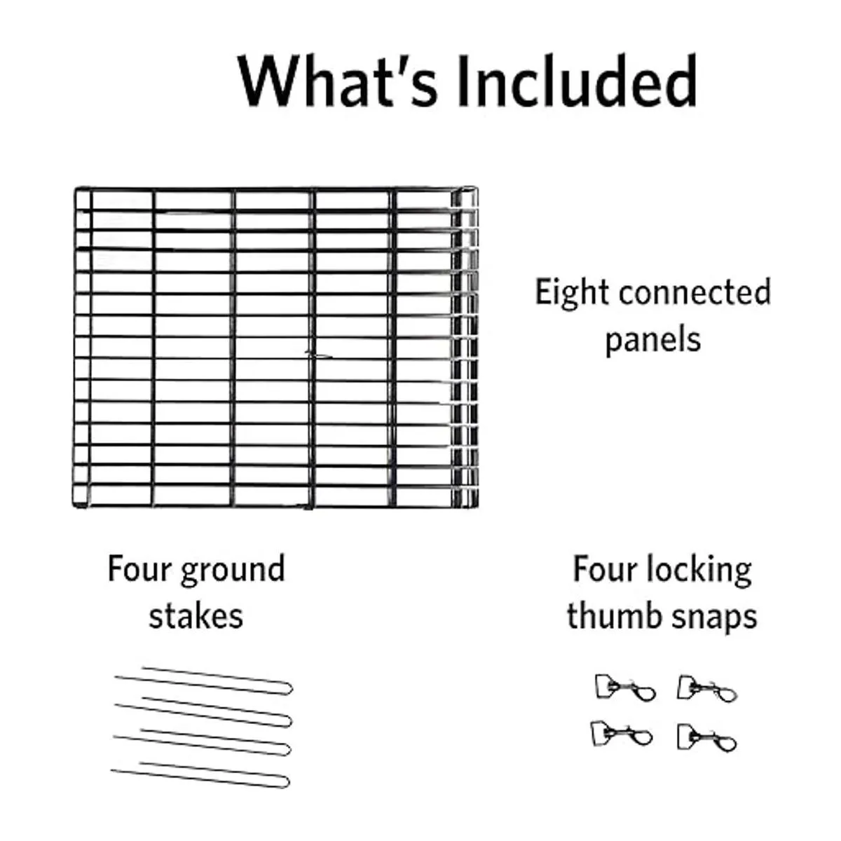 New World Dog Exercise Pen Playpen 18Inch No Door Black_5