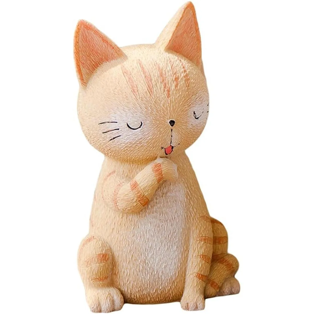 Hucha de resina para gatos de pie ideal para fiestas de_2