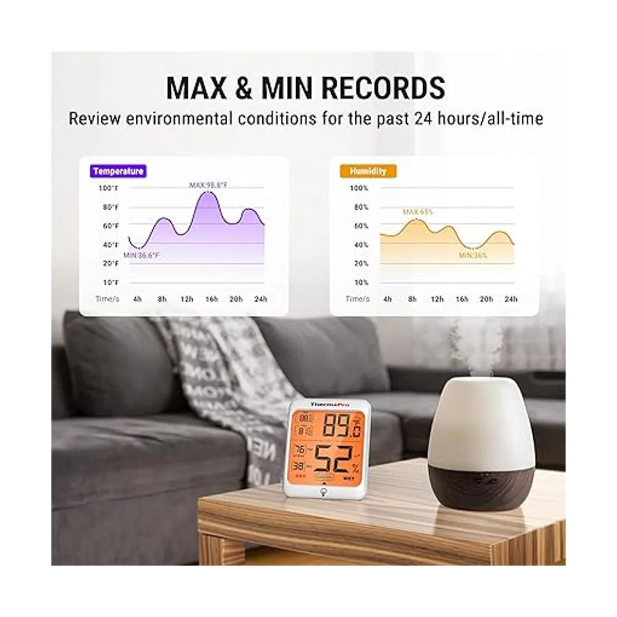 ThermoPro TP53 Termómetro digital para interiores y_6