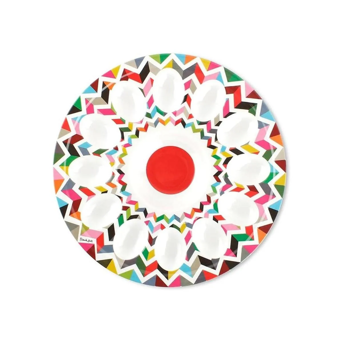 French Bull Bandeja para huevos de 12 pulgadas vajilla de_1