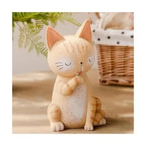 Hucha de resina para gatos de pie ideal para fiestas de_4