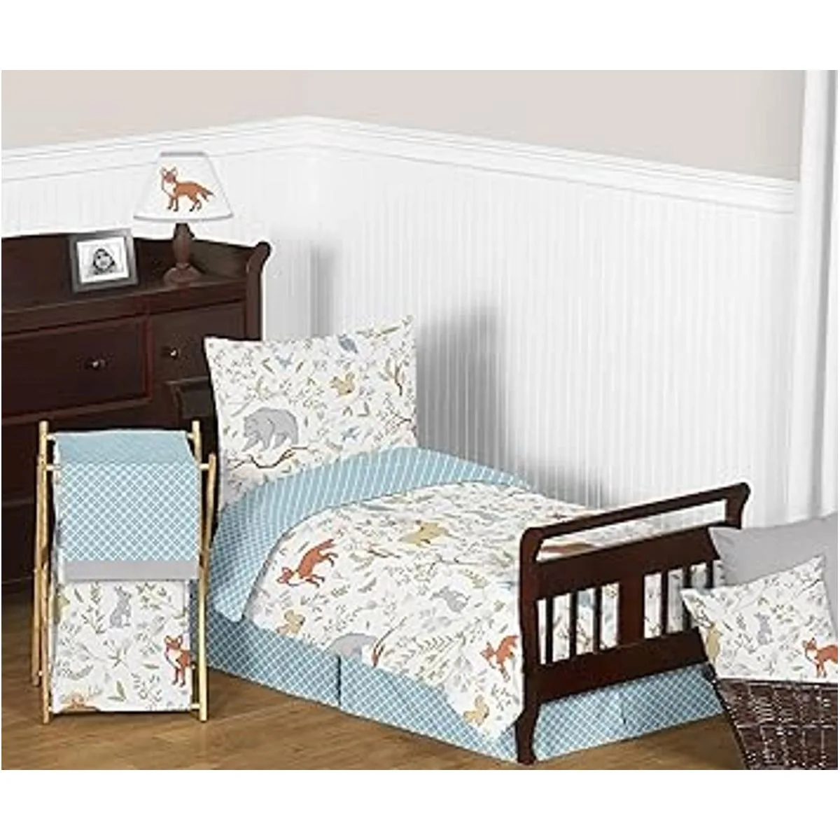 Juego de 2 cubos de almacenamiento plegables de tela con_4