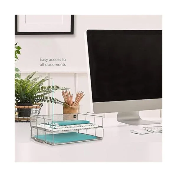 Mindspace Bandeja apilable para letras de 2 niveles_2