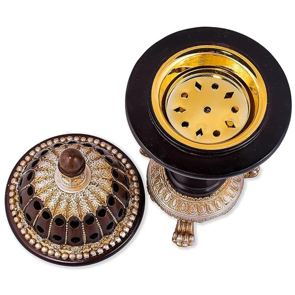 Quemador de incienso AM resina de incienso Globo de lujo_6