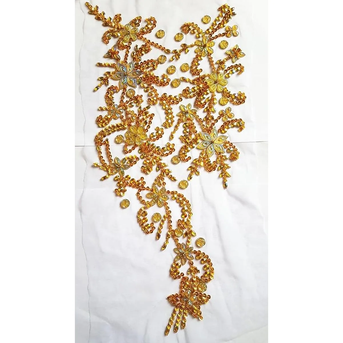 Noble Pure Parches de color AB hechos a mano con cuentas_5