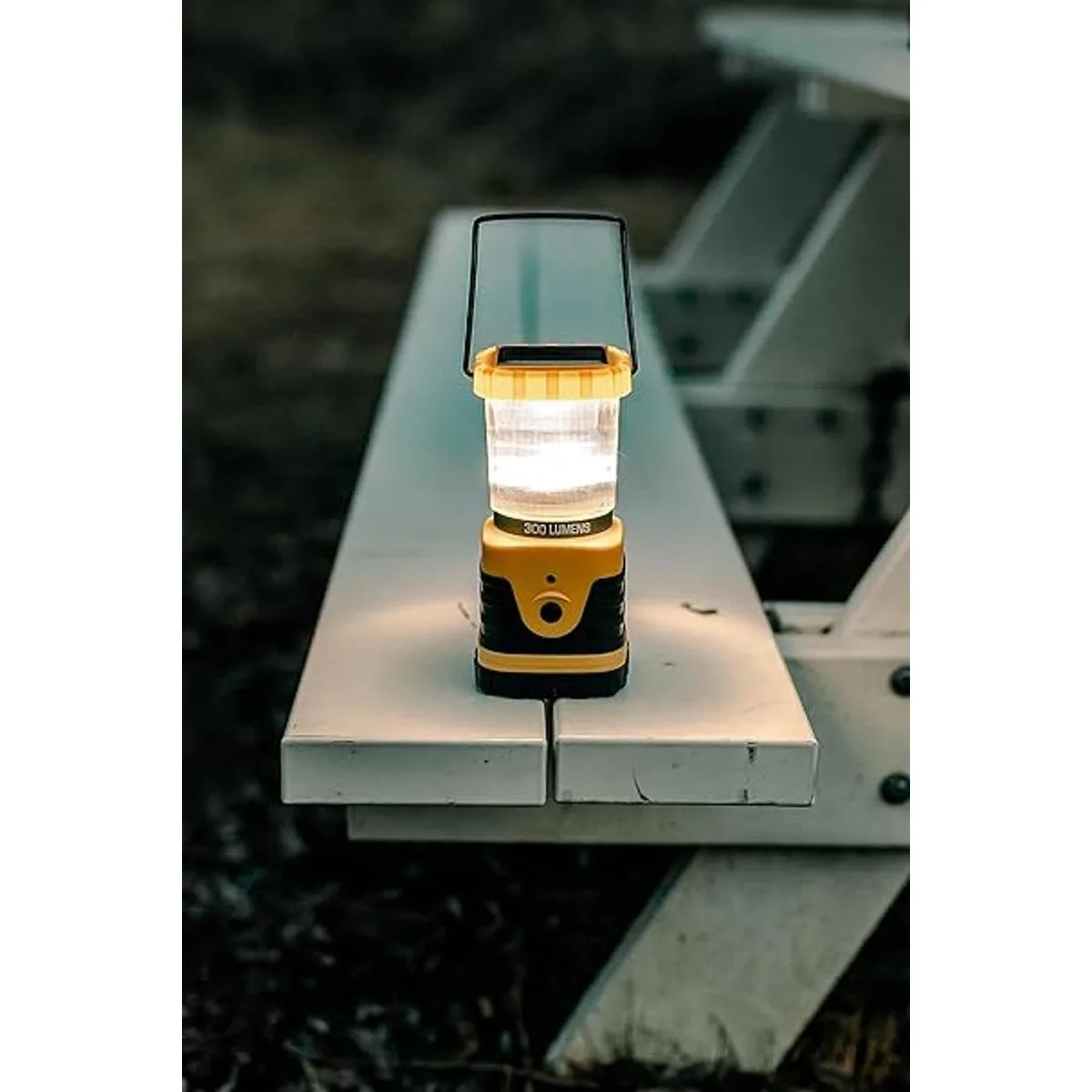 Stansport Linterna solar de 300 lúmenes color amarillo y_3