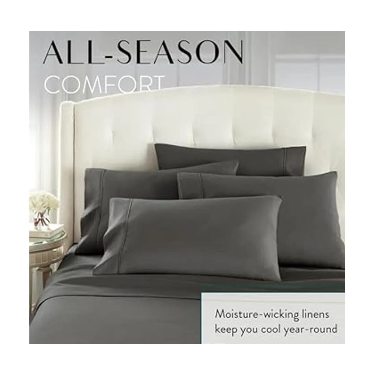 Danjor Linens Juego de sábanas de 6 piezas de lujo_4