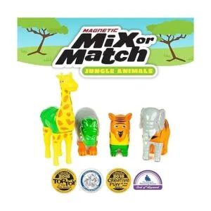 Juego de juguetes magnéticos para mezclar o combinar con_2