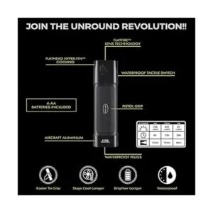 FLATEYE F700 Linterna subredonda de alto rendimiento CREE_2