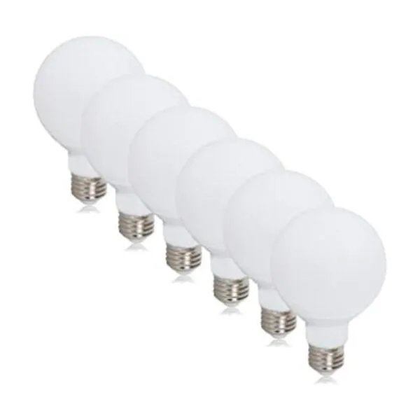 Maxxima Bombilla LED G25 con base E26 para baño_1