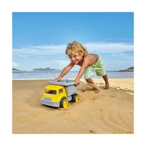 Hape Load Tote Dump Truck Interior Outdoor Beach Sand_2