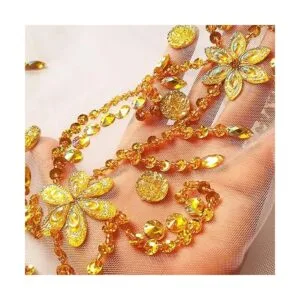 Noble Pure Parches de color AB hechos a mano con cuentas_2