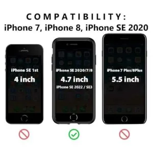 BELTRON Funda para iPhone 78SE 2020SE 2022 funda de_3