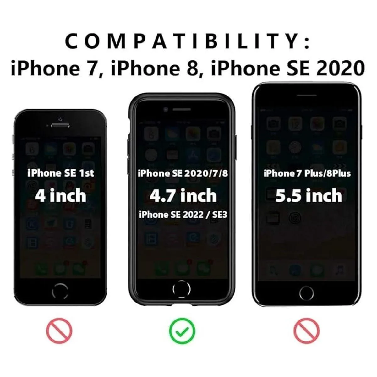 BELTRON Funda para iPhone 78SE 2020SE 2022 funda de_3