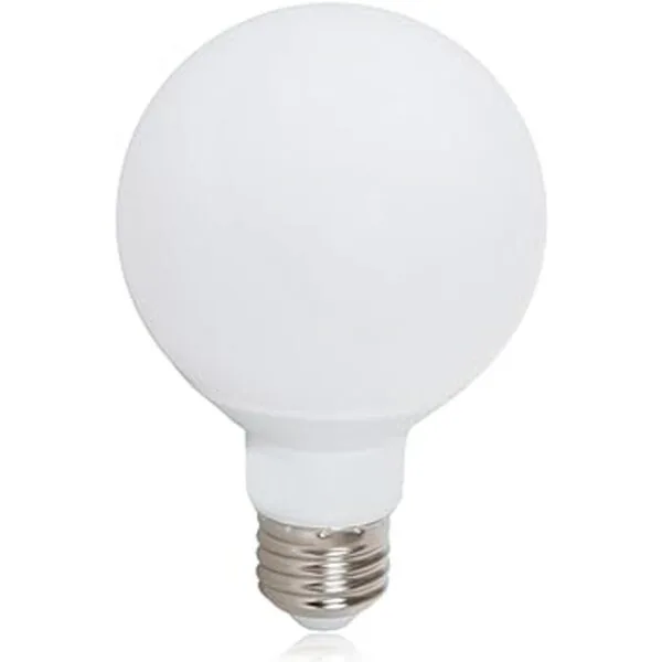 Maxxima Bombilla LED G25 con base E26 para baño_3