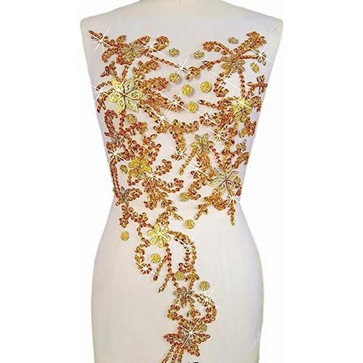 Noble Pure Parches de color AB hechos a mano con cuentas_1