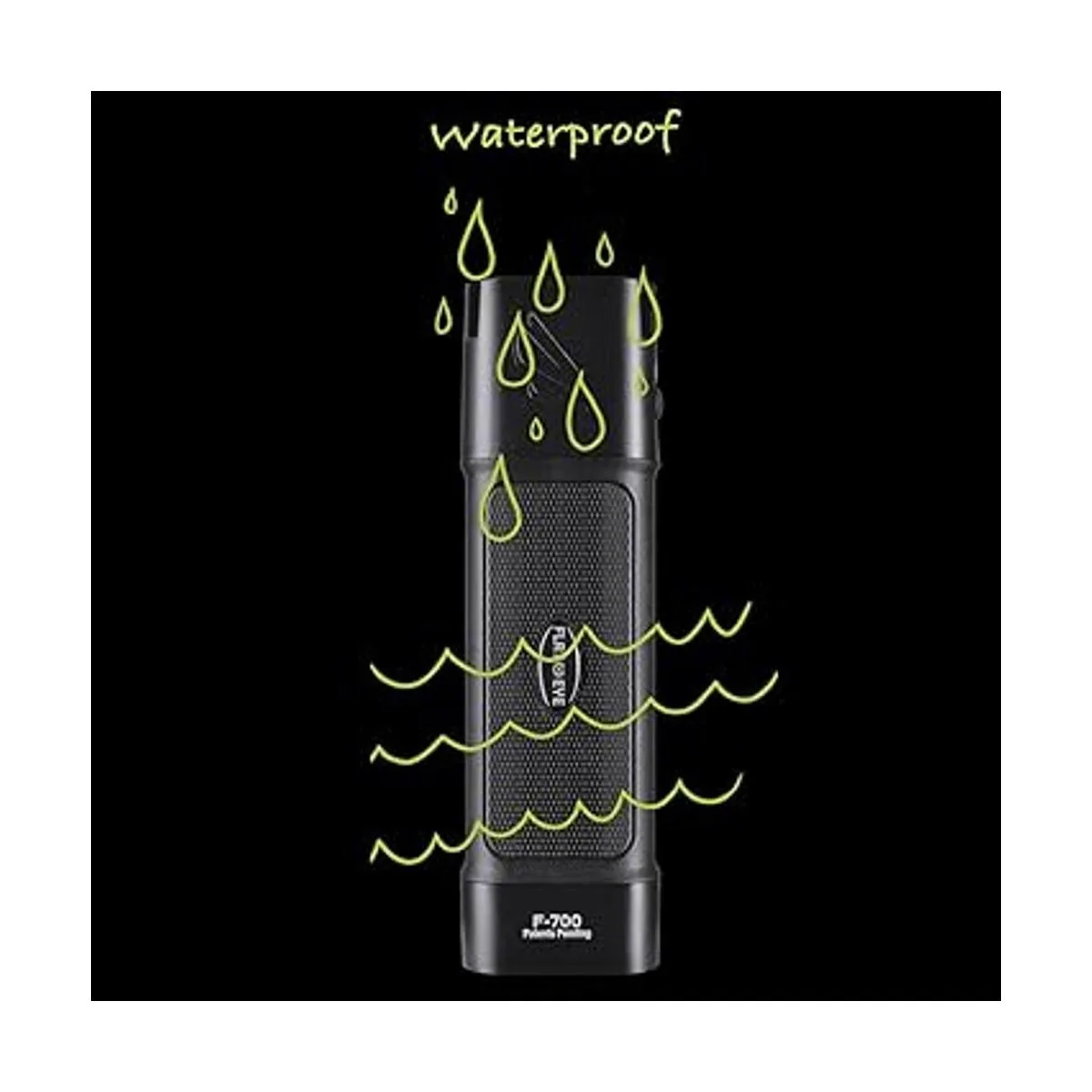 FLATEYE F700 Linterna subredonda de alto rendimiento CREE_5