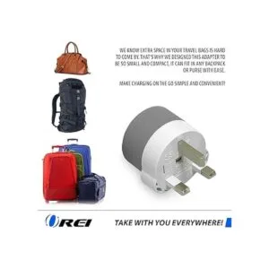 OREI Adaptador de enchufe de alimentación de Dubai con 2_3