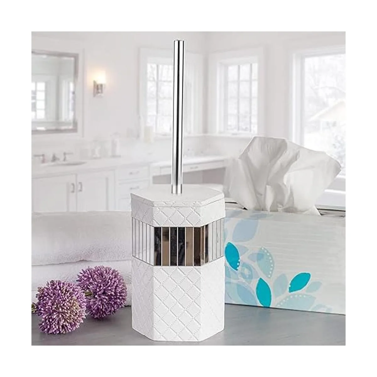 Creative Scents Juego de cepillos para inodoro de baño_2