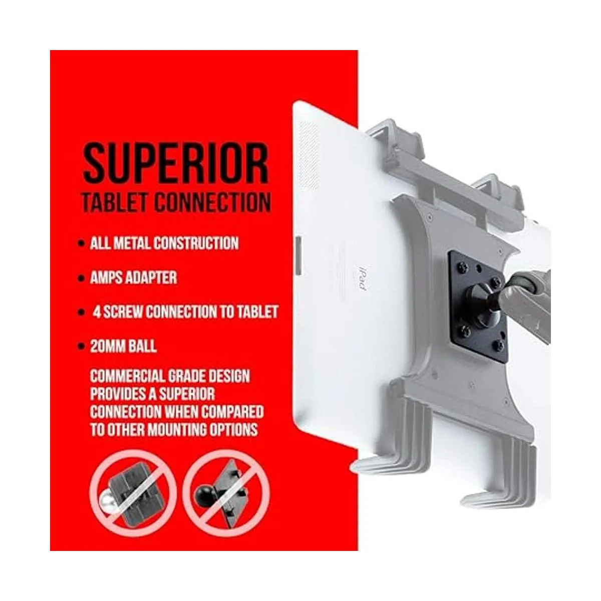 TACKFORM Soporte para tableta con base de taladro de_2