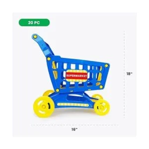 Boley Carrito de compras de juguetes educativos juego de_5