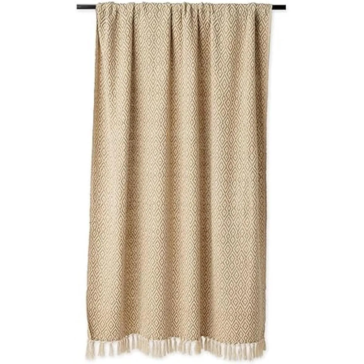 DII Manta tejida rústica de doble diamante de granja 50 x_2