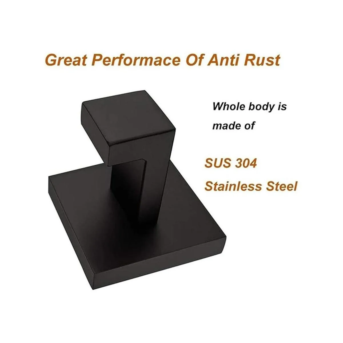 Nolimas Paquete de 2 ganchos de toalla de acero inoxidable_4