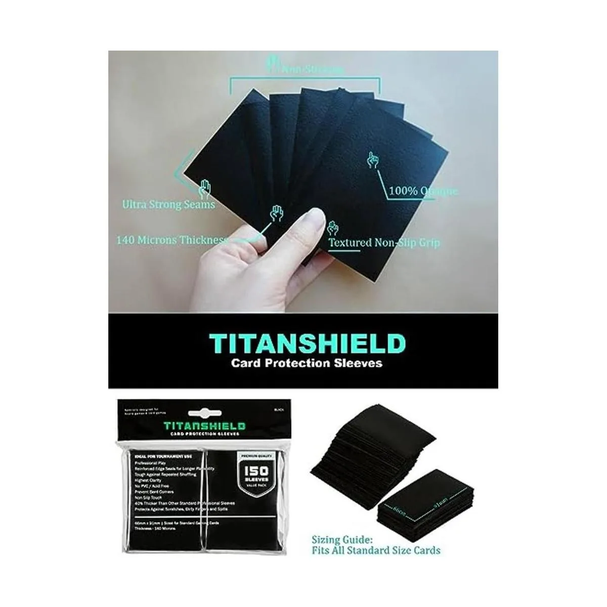 Titanshield Fundas de cartas coleccionables para juegos_3