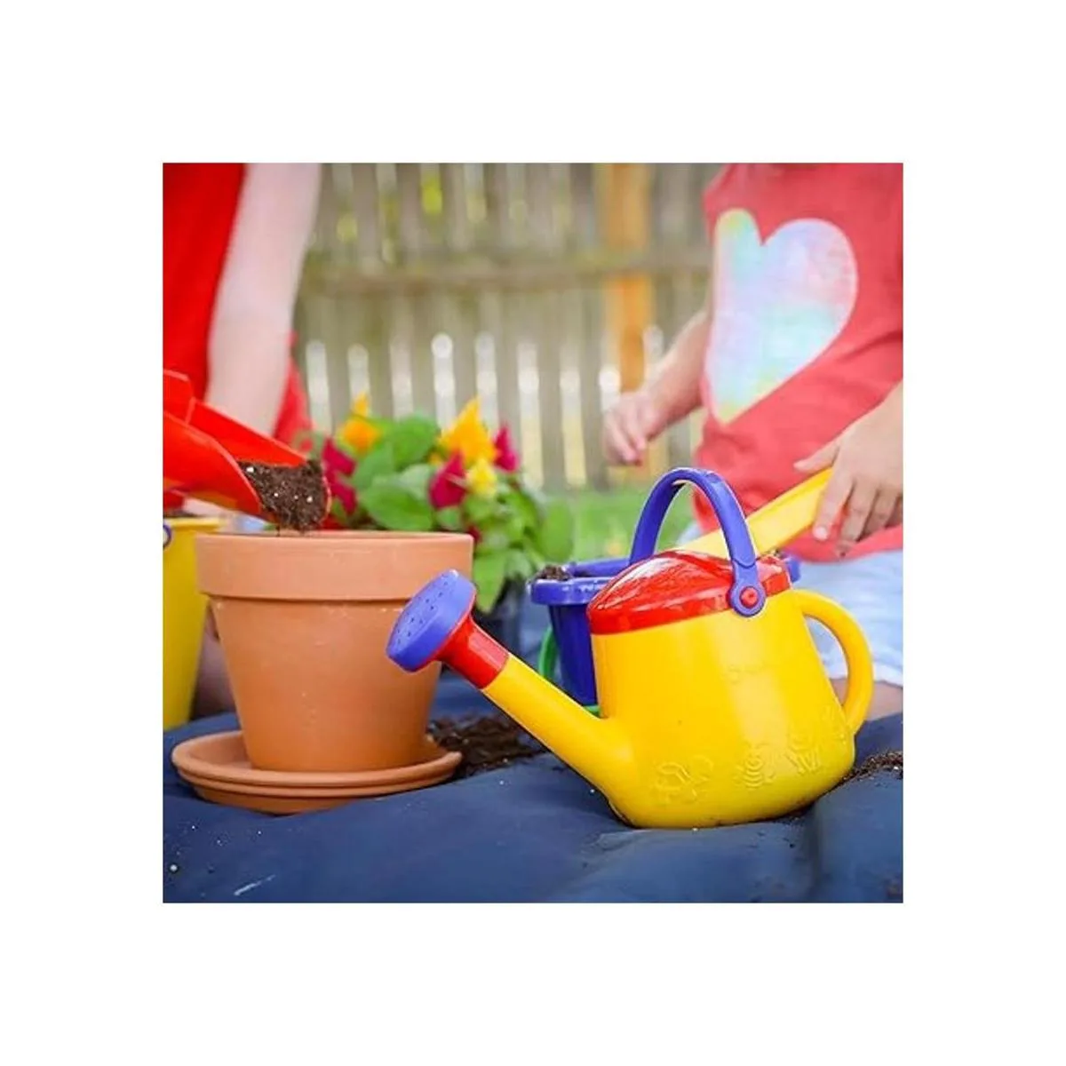 Spielstabil Regadera clásica amarilla con 2 asas para_6