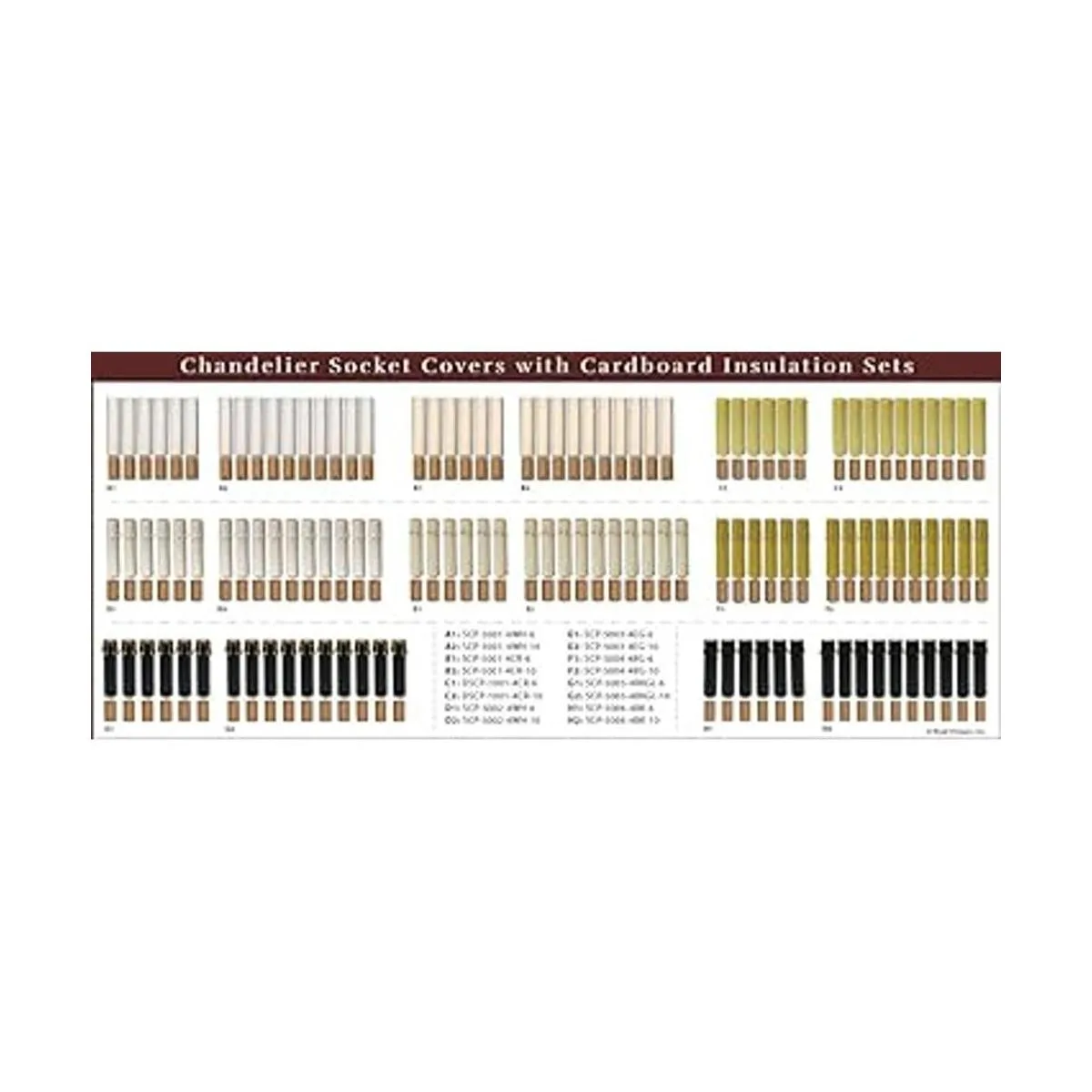 Royal Designs SCP50054BKGL10 Juego de 10 fundas para_5